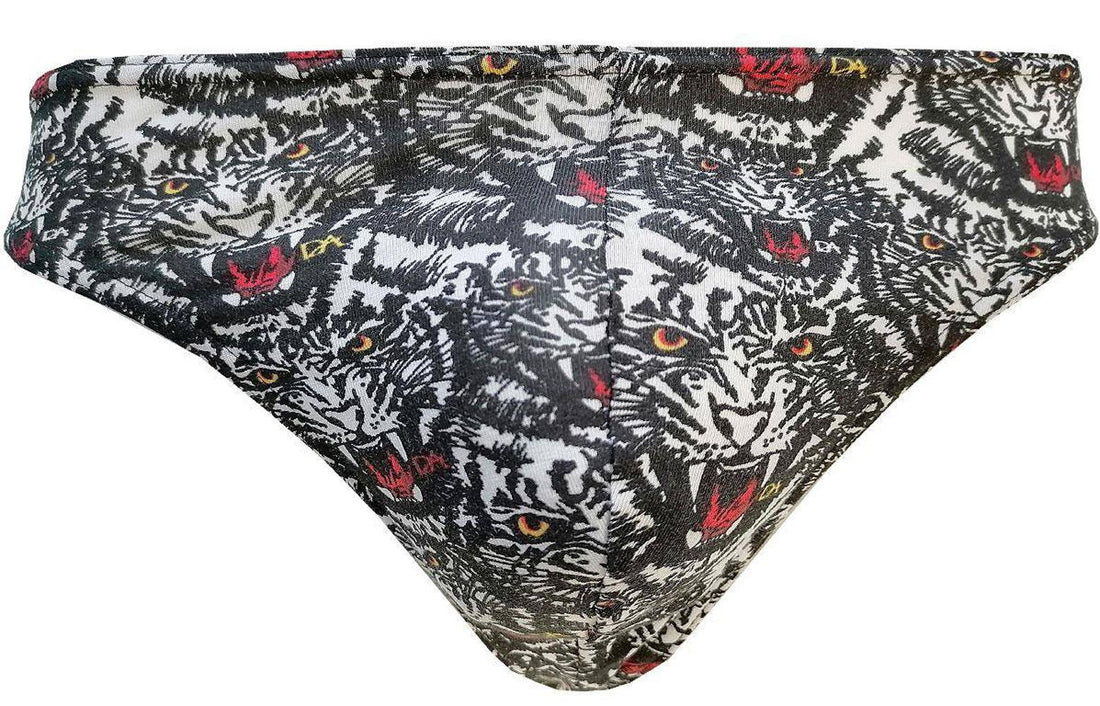 DOREANSE G-String Modal Tanga mit Tiger-Print 1812