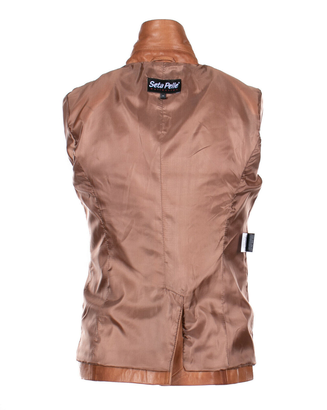 Seta Pelle Blazer Cognac