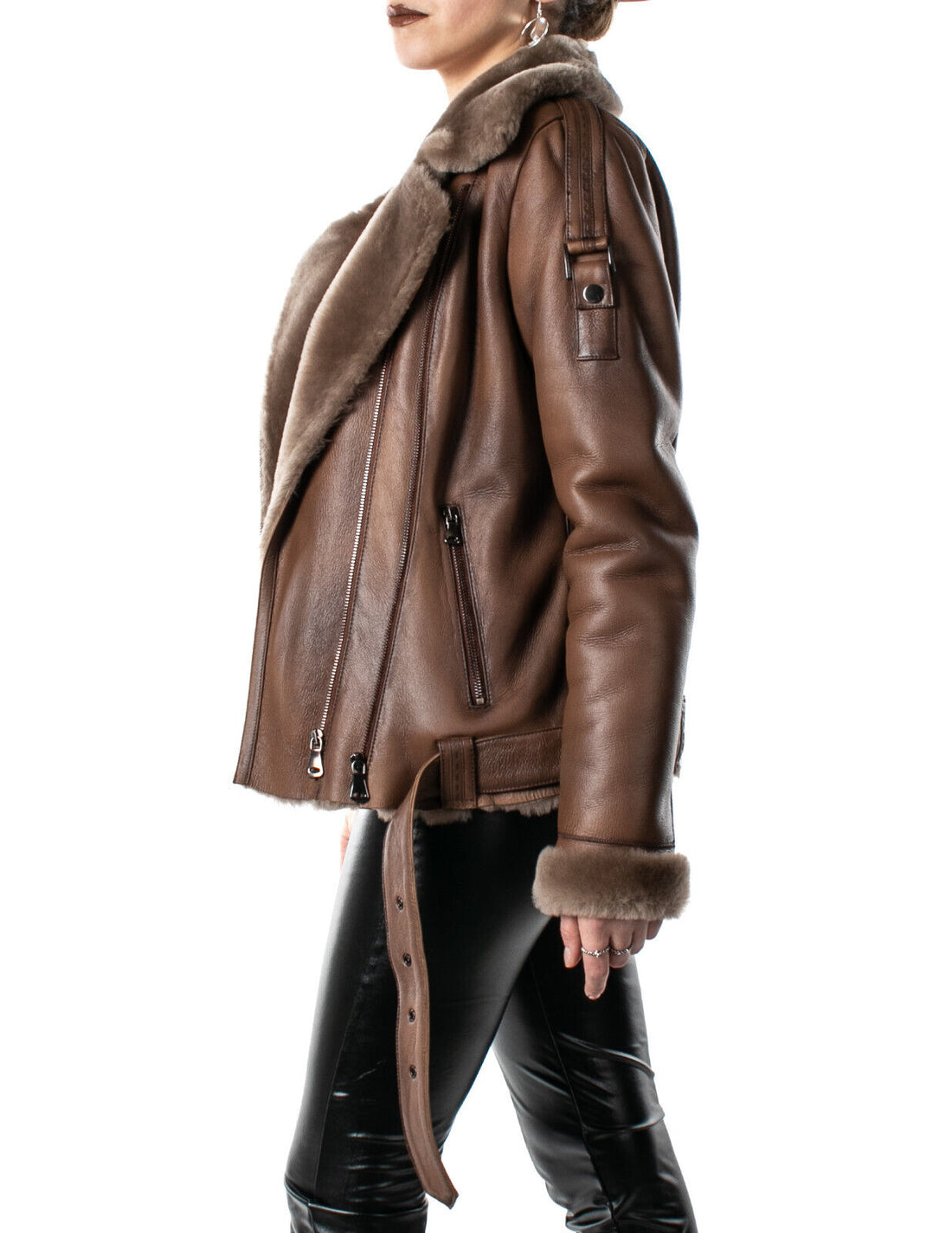 Sandy Lederatelier D5006 Lammfelljacke