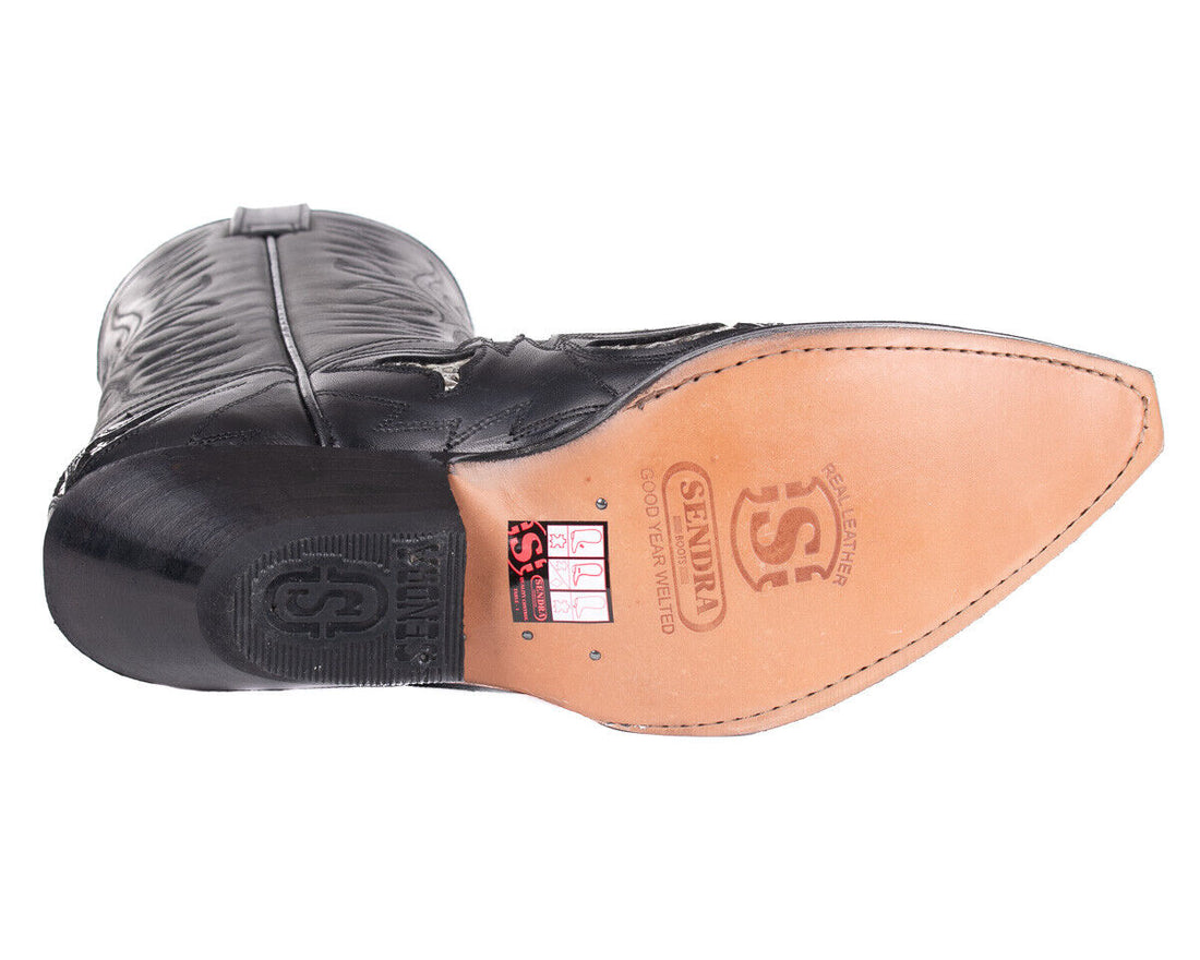 Sendra Boots 3242 Pull Oil Negro Python
