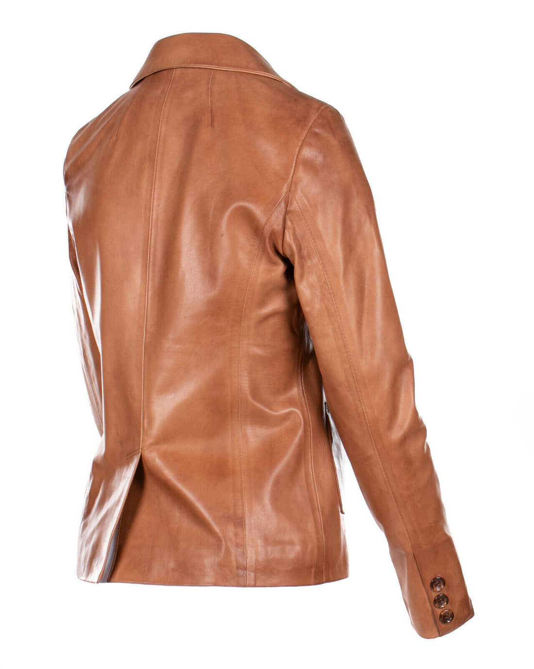 Seta Pelle Blazer Cognac