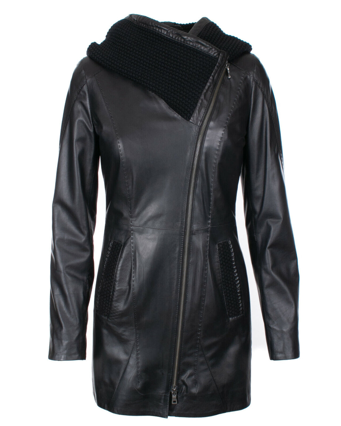 Seta Pelle Ledermantel