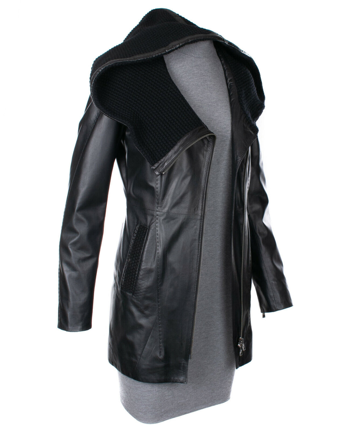 Seta Pelle Ledermantel