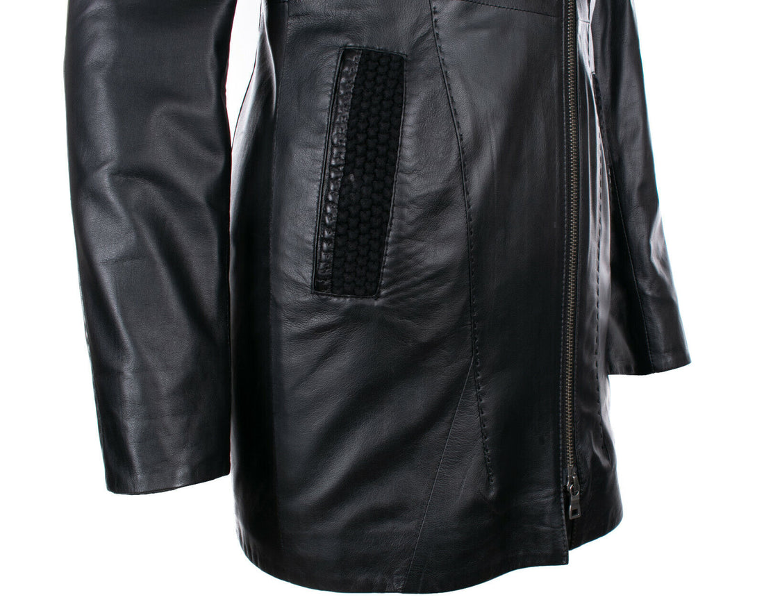 Seta Pelle Ledermantel