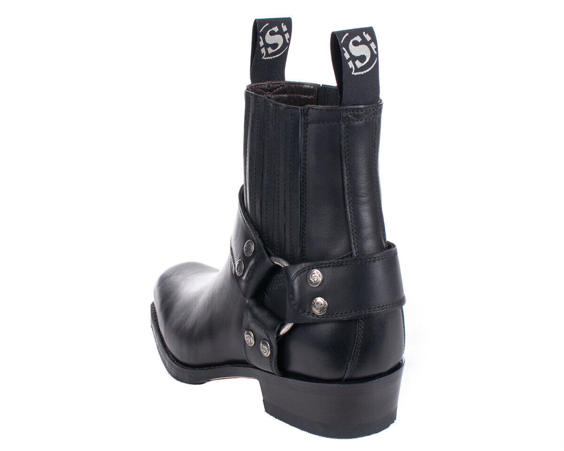 Sendra Boots 8286 Pull Oil Negro