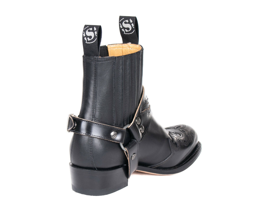 Sendra Boots 7811 Flora Pull Oil Negro